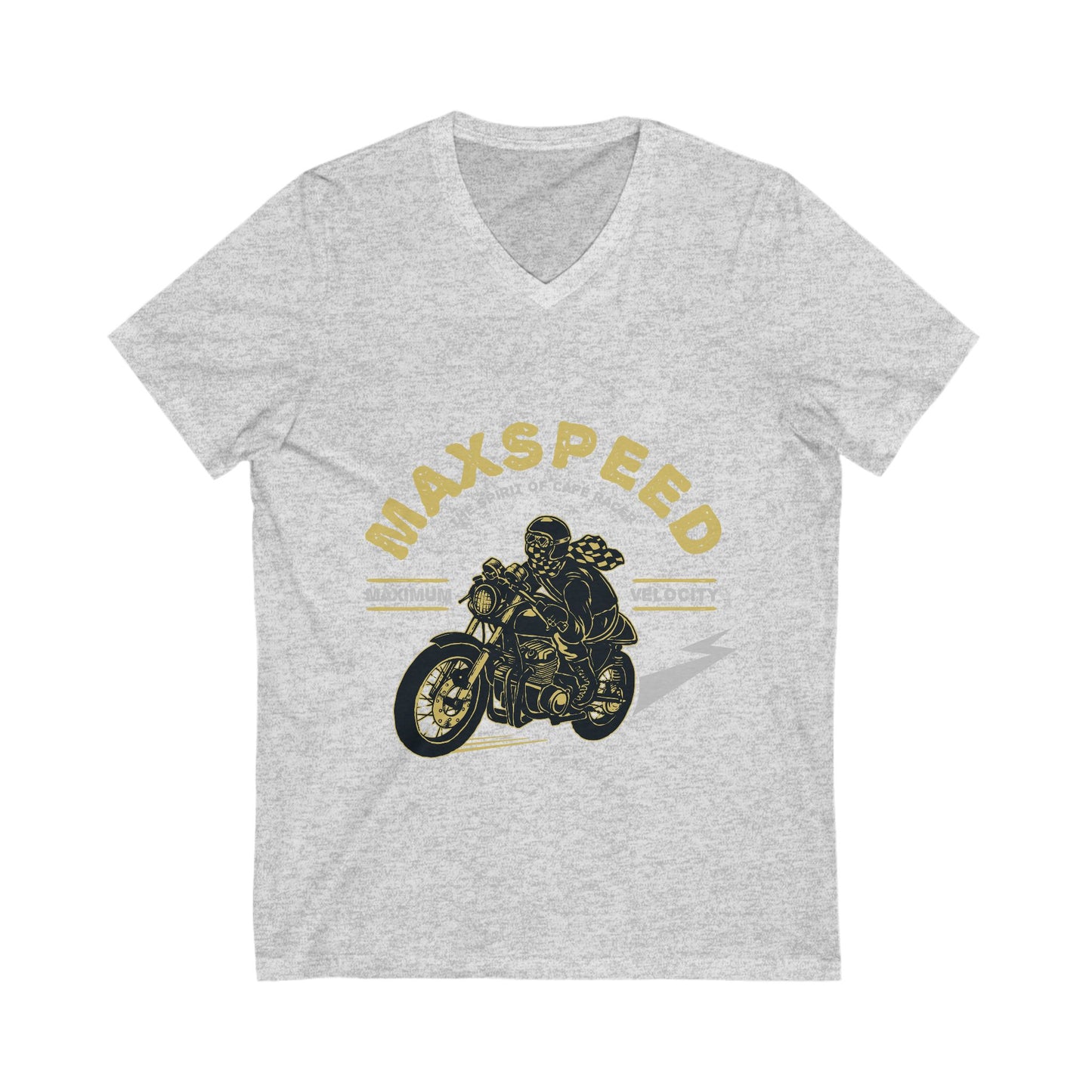 Max Speed Unisex Short Sleeve V-neck Tshirt