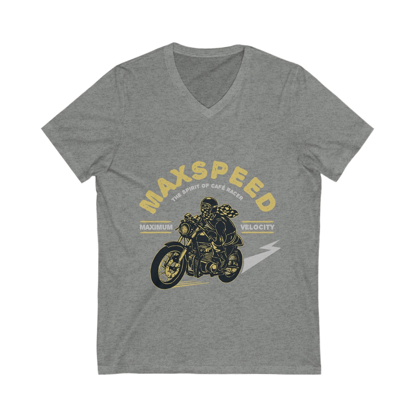 Max Speed Unisex Short Sleeve V-neck Tshirt
