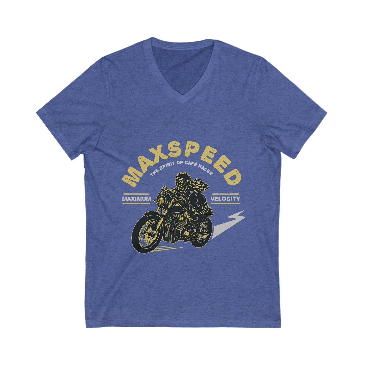 Max Speed Unisex Short Sleeve V-neck Tshirt