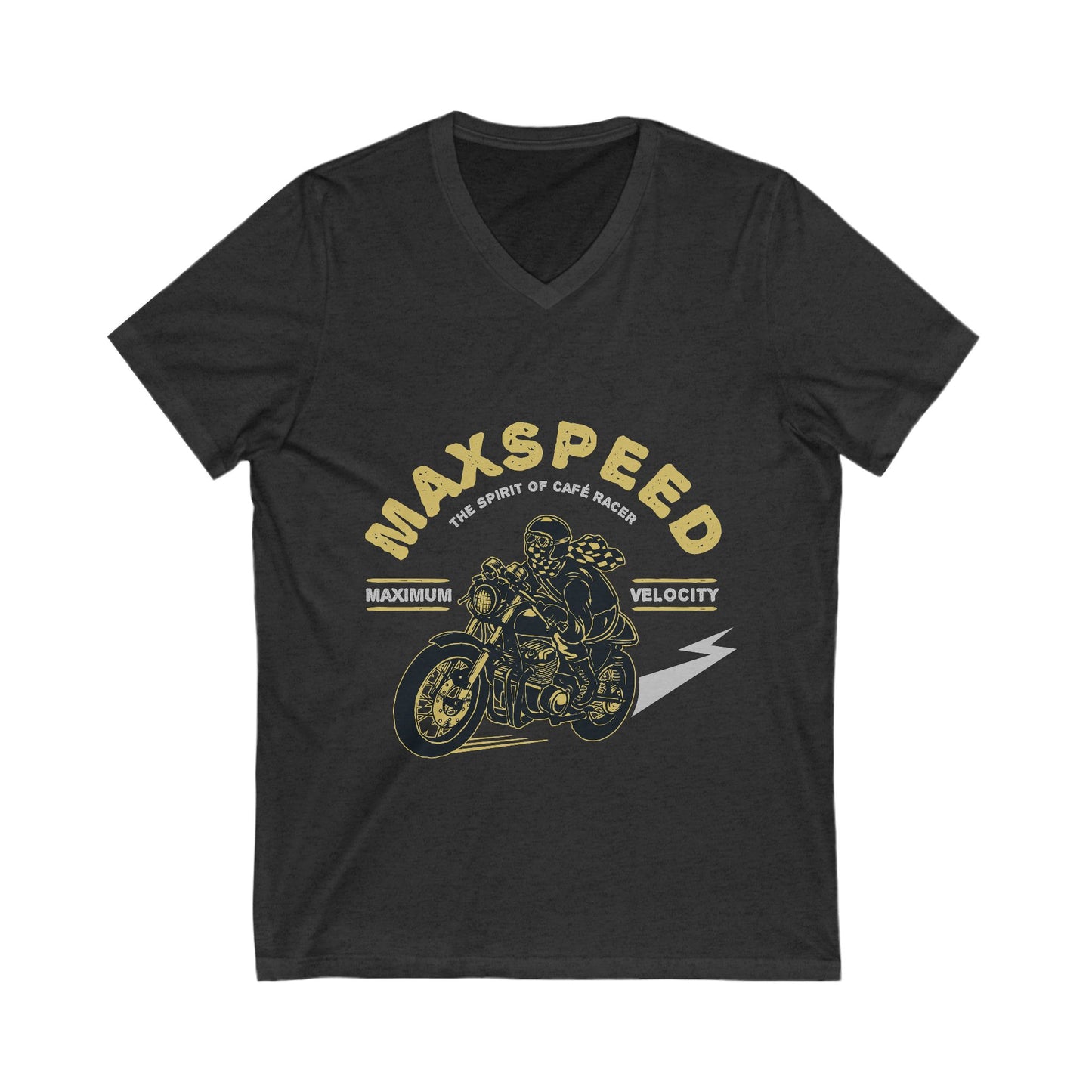 Max Speed Unisex Short Sleeve V-neck Tshirt