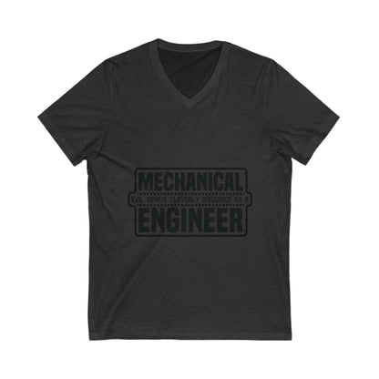 Mechanical Evil Unisex Short Sleeve V-neck Tshirt