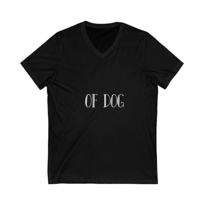 Beware Of Dog Kids Are Shifty Too Unisex Short Sleeve V-neck Tshirt