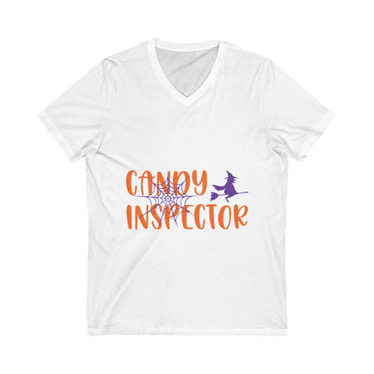 Candy Inspectoor Unisex Short Sleeve V-neck Tshirt