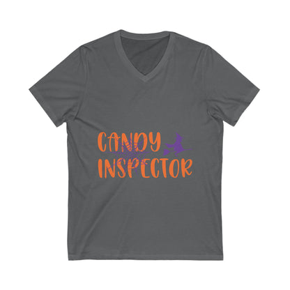 Candy Inspectoor Unisex Short Sleeve V-neck Tshirt