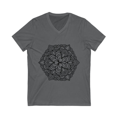 Mandala_102 Unisex Short Sleeve V-neck Tshirt