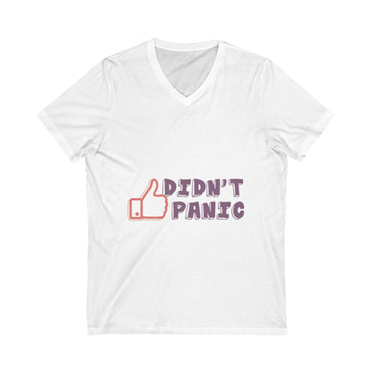 Unisex Jersey Short Sleeve V-Neck Tee