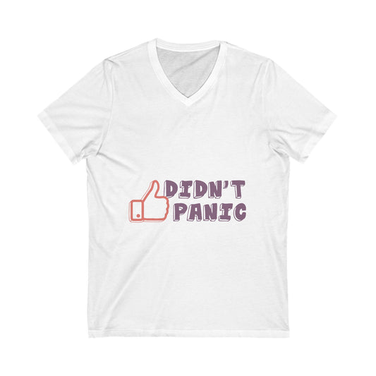 Unisex Jersey Short Sleeve V-Neck Tee