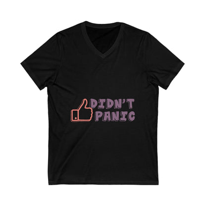 Unisex Jersey Short Sleeve V-Neck Tee