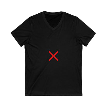 Funny Anti-Touch V-Neck Tee for Everyday Wear