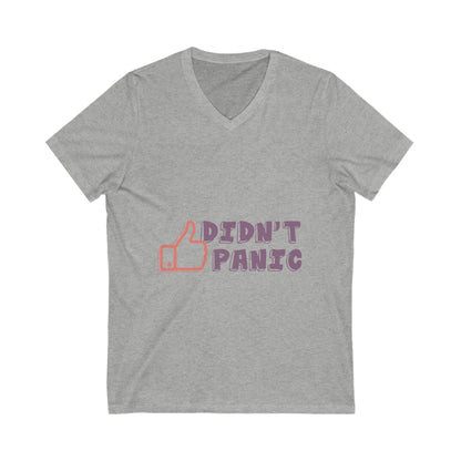 Unisex Jersey Short Sleeve V-Neck Tee