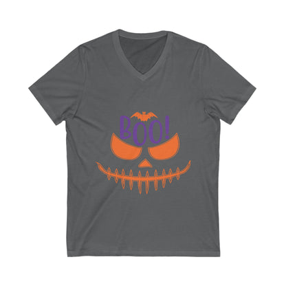 Boo-011 Unisex Short Sleeve V-neck Tshirt