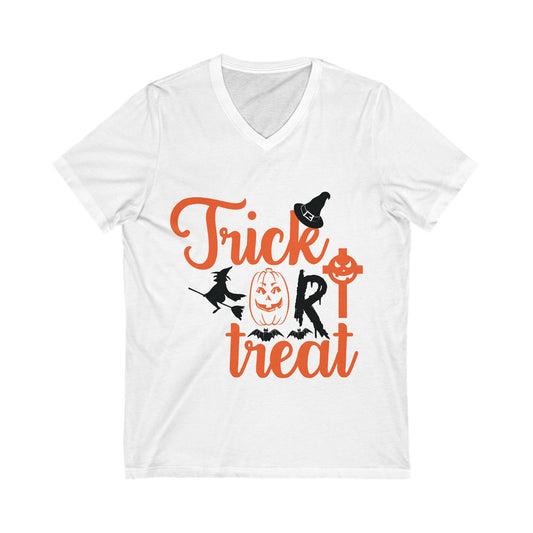 Halloween 14 Unisex Short Sleeve V-neck Tshirt