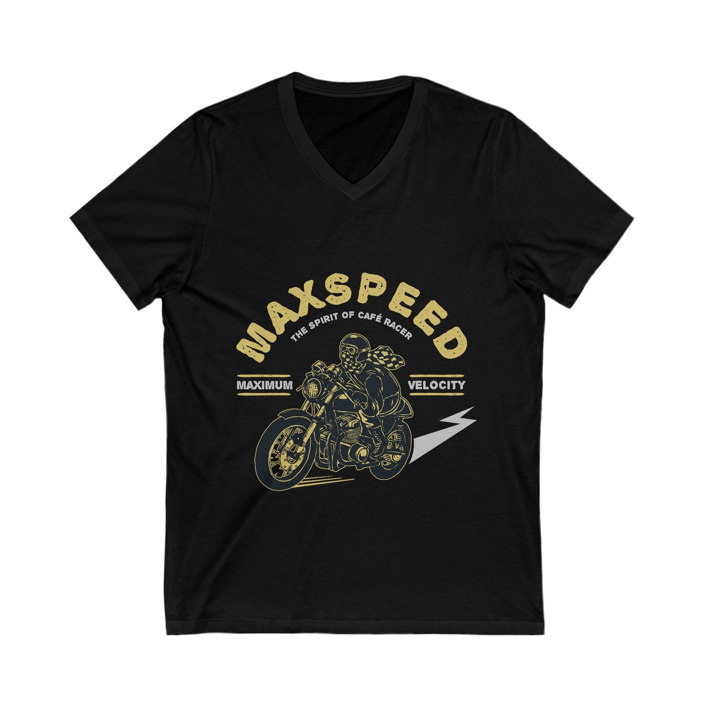 Max Speed Unisex Short Sleeve V-neck Tshirt