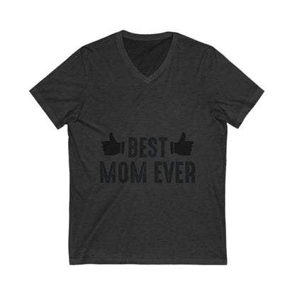 Best Mom Everr Unisex Short Sleeve V-neck Tshirt