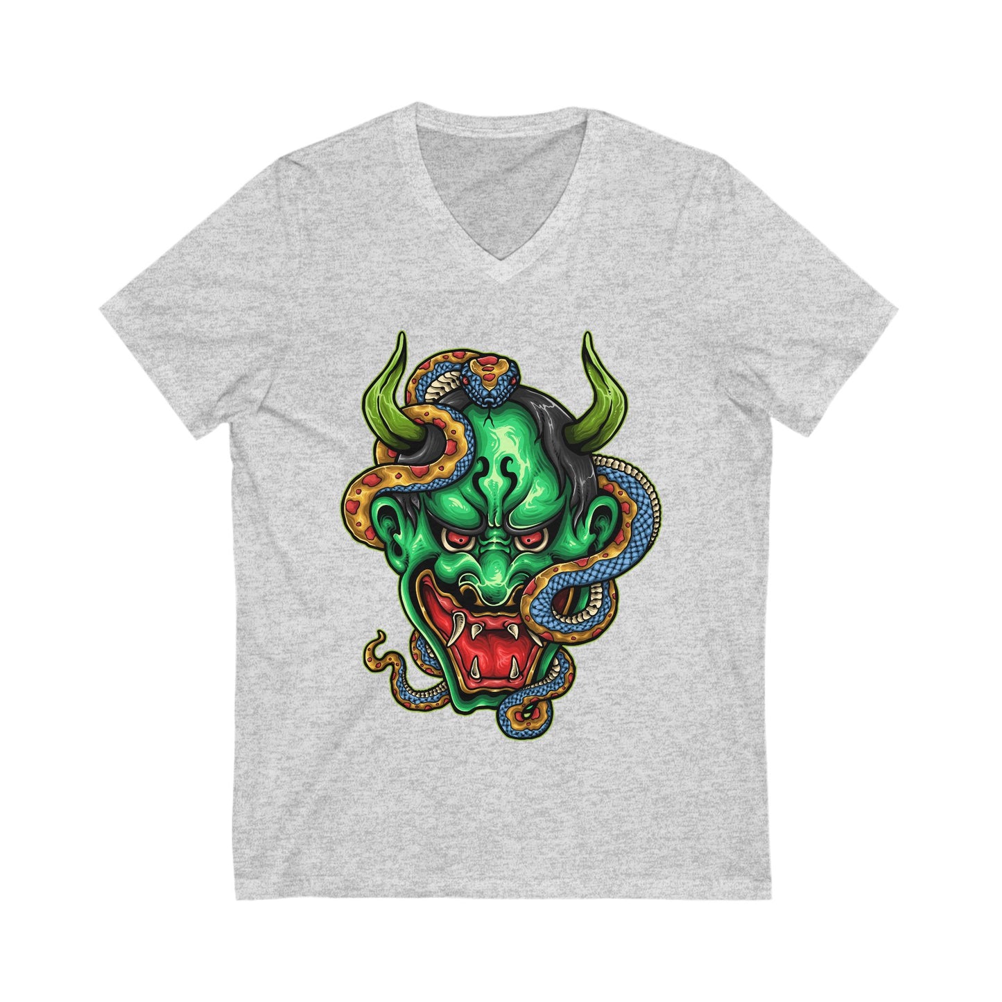 Master Of The Snake Unisex Short Sleeve V-neck Tshirt