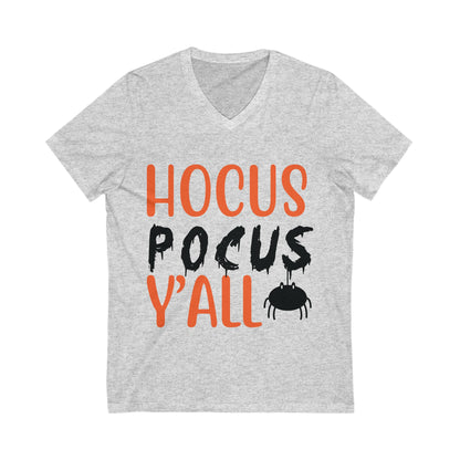 Halloween 25 Unisex Short Sleeve V-neck Tshirt