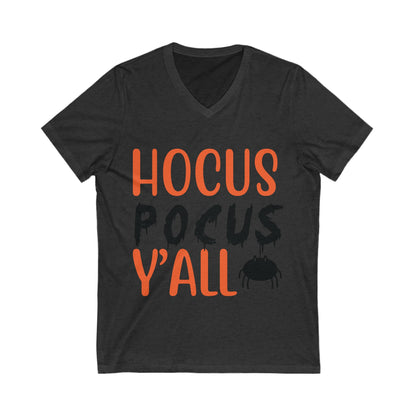 Halloween 25 Unisex Short Sleeve V-neck Tshirt