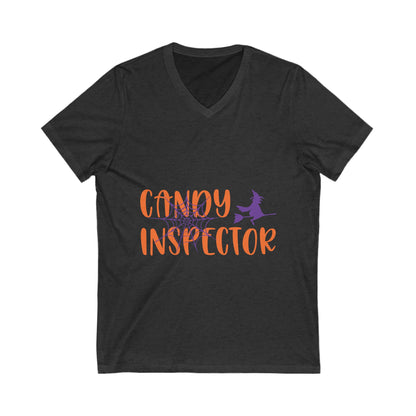 Candy Inspectoor Unisex Short Sleeve V-neck Tshirt