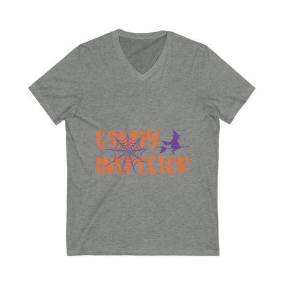 Candy Inspectoor Unisex Short Sleeve V-neck Tshirt