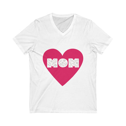Momm Unisex Short Sleeve V-neck Tshirt