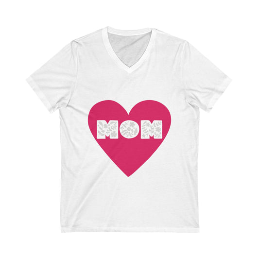 Momm Unisex Short Sleeve V-neck Tshirt