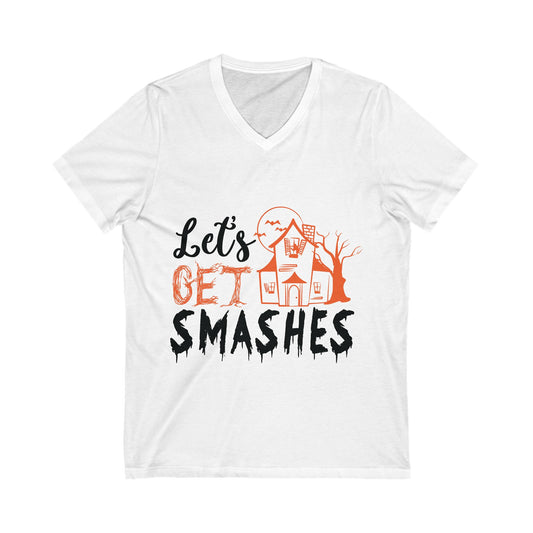 Halloween 22 Unisex Short Sleeve V-neck Tshirt