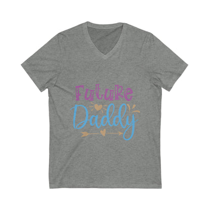 Future Daddy Unisex Short Sleeve V-neck Tshirt