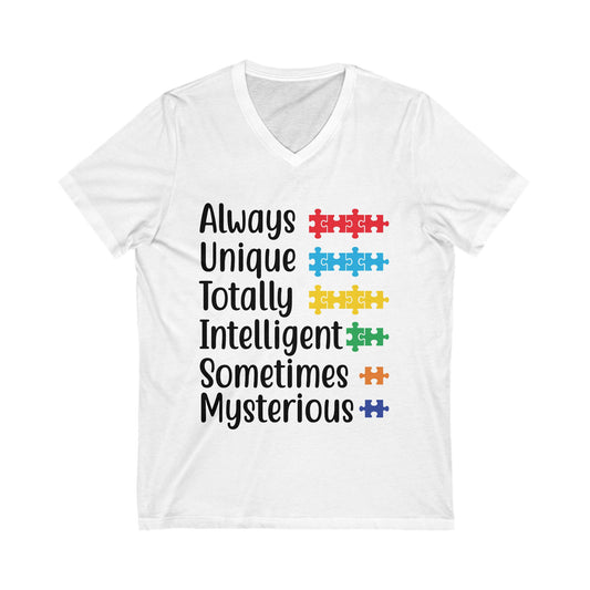 Always Unique Unisex Short Sleeve V-neck Tshirt