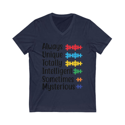 Always Unique Unisex Short Sleeve V-neck Tshirt