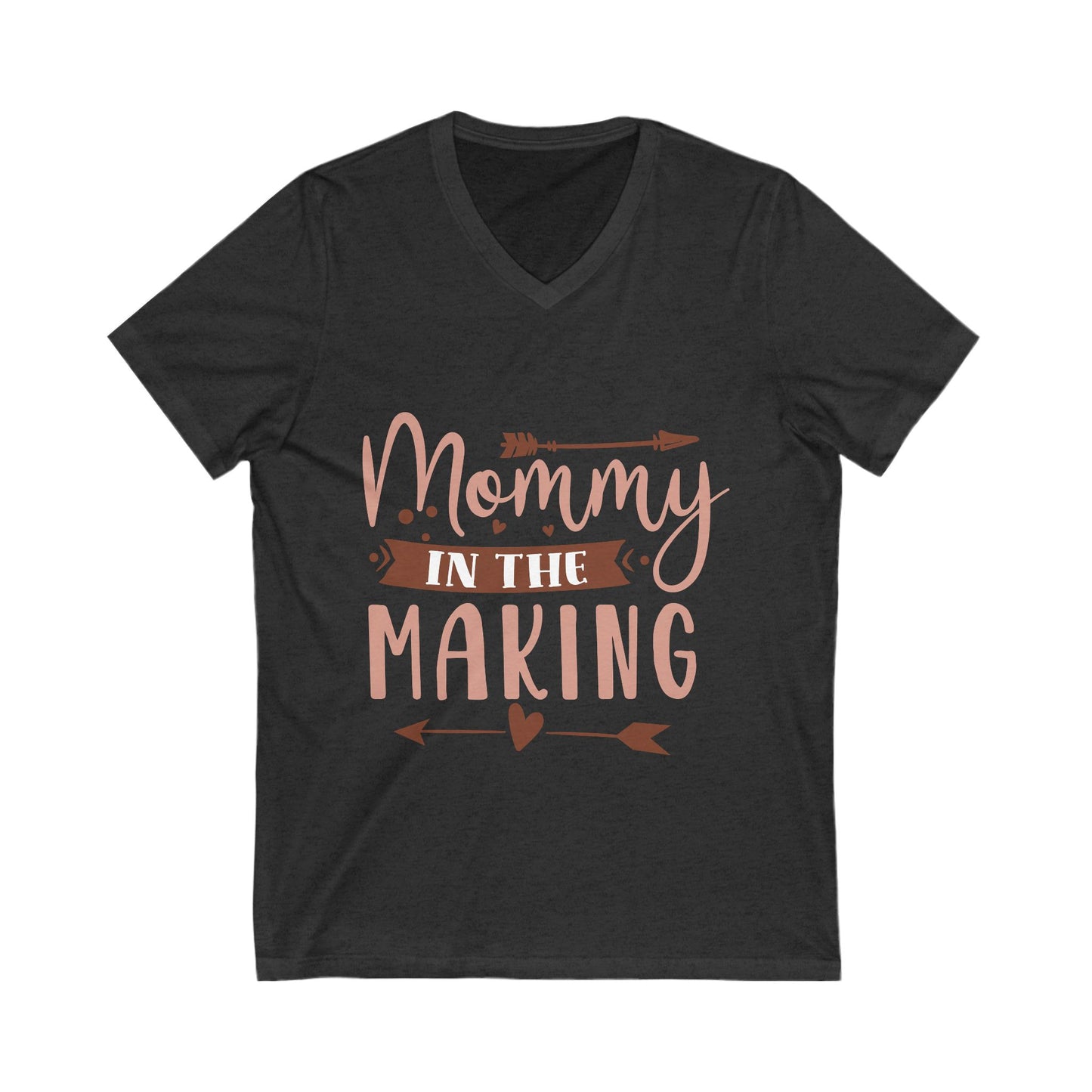 Mommy In The Making Unisex Short Sleeve V-neck Tshirt