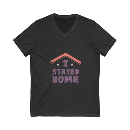 Unisex Jersey Short Sleeve V-Neck Tee