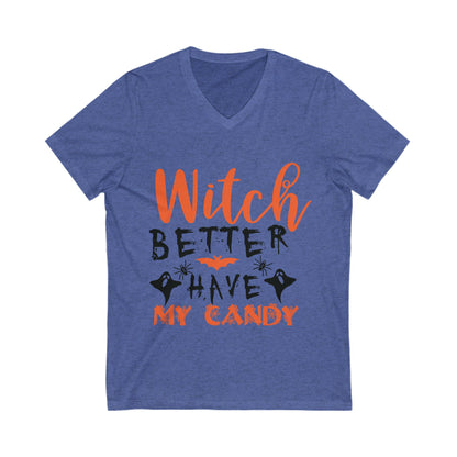 Halloween 6 Unisex Short Sleeve V-neck Tshirt