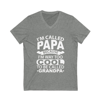 I'M Called Papa Unisex Short Sleeve V-neck Tshirt