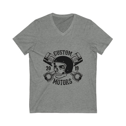 Custom Motors Unisex Short Sleeve V-neck Tshirt
