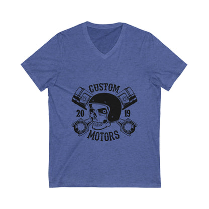 Custom Motors Unisex Short Sleeve V-neck Tshirt