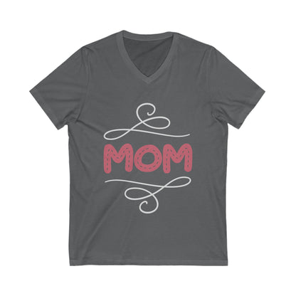 Mom Unisex Short Sleeve V-neck Tshirt