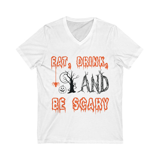 Halloween 13 Unisex Short Sleeve V-neck Tshirt