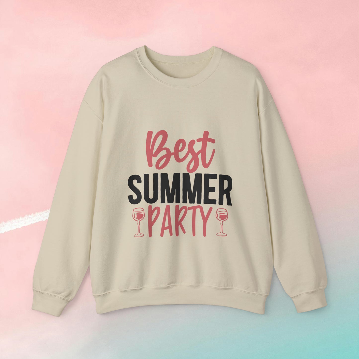 Best Summer Party Crewneck Sweatshirt