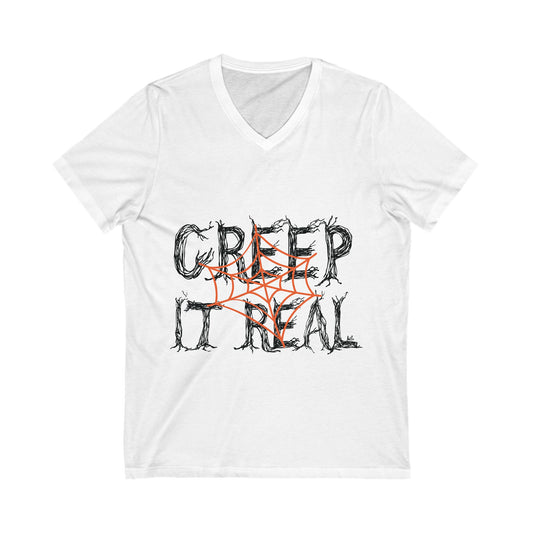 Halloween 24 Unisex Short Sleeve V-neck Tshirt