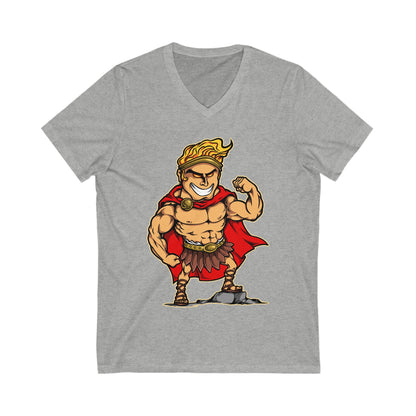 Hercules Unisex Short Sleeve V-neck Tshirt