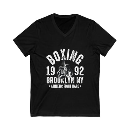 Boxing 1992 Unisex Short Sleeve V-neck Tshirt