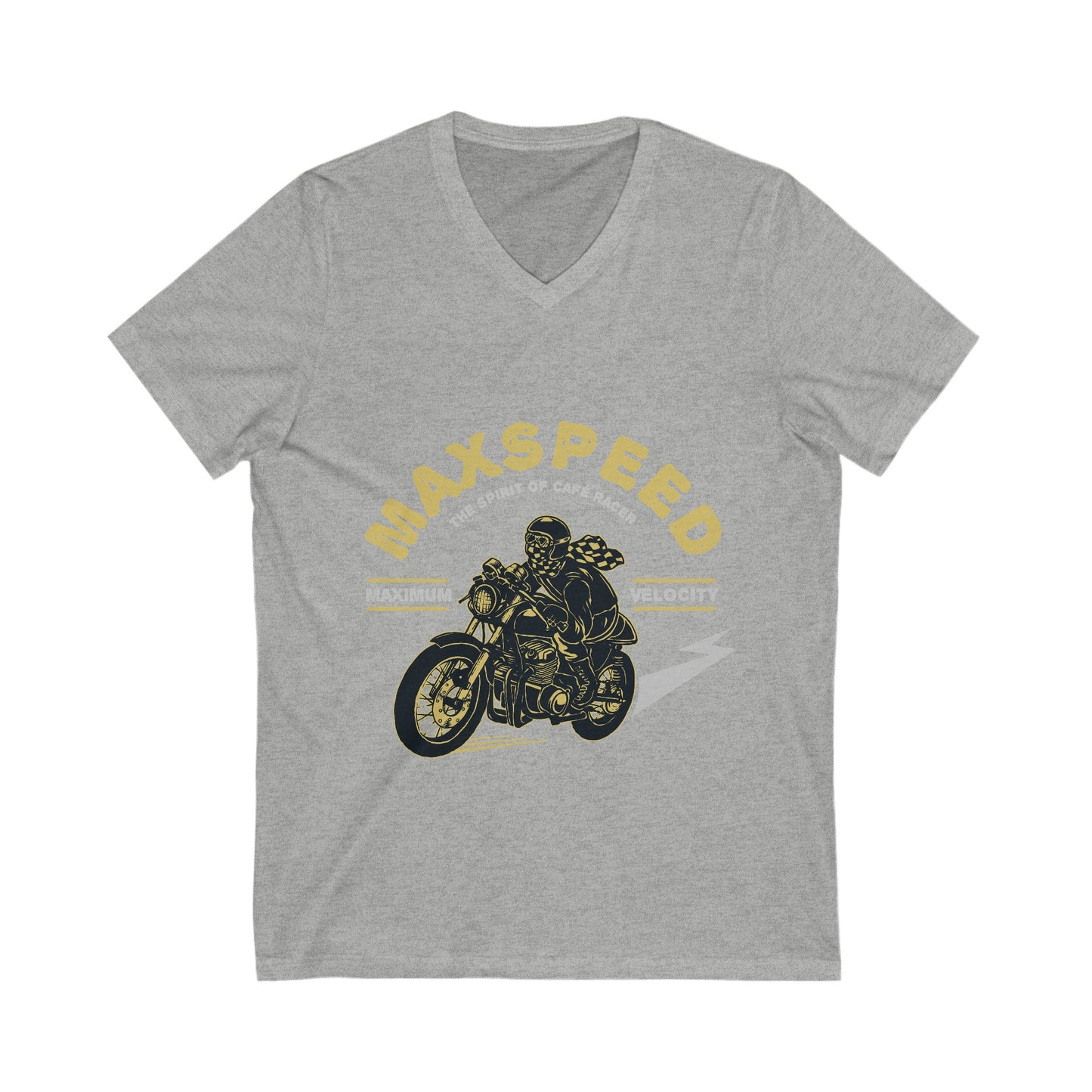 Max Speed Unisex Short Sleeve V-neck Tshirt