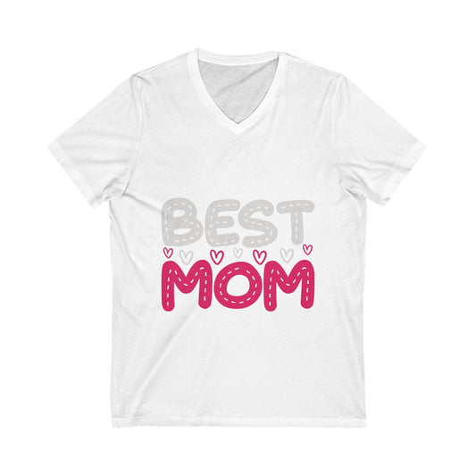 Best Mommy Unisex Short Sleeve V-neck Tshirt