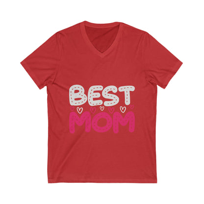 Best Mommy Unisex Short Sleeve V-neck Tshirt