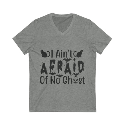 I Ain’T Afraid Of No Ghost Unisex Short Sleeve V-neck Tshirt
