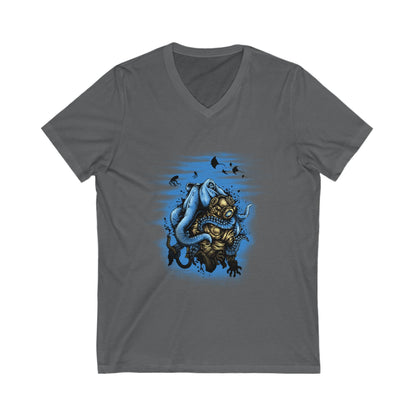 Deep Water Mistery Unisex Short Sleeve V-neck Tshirt
