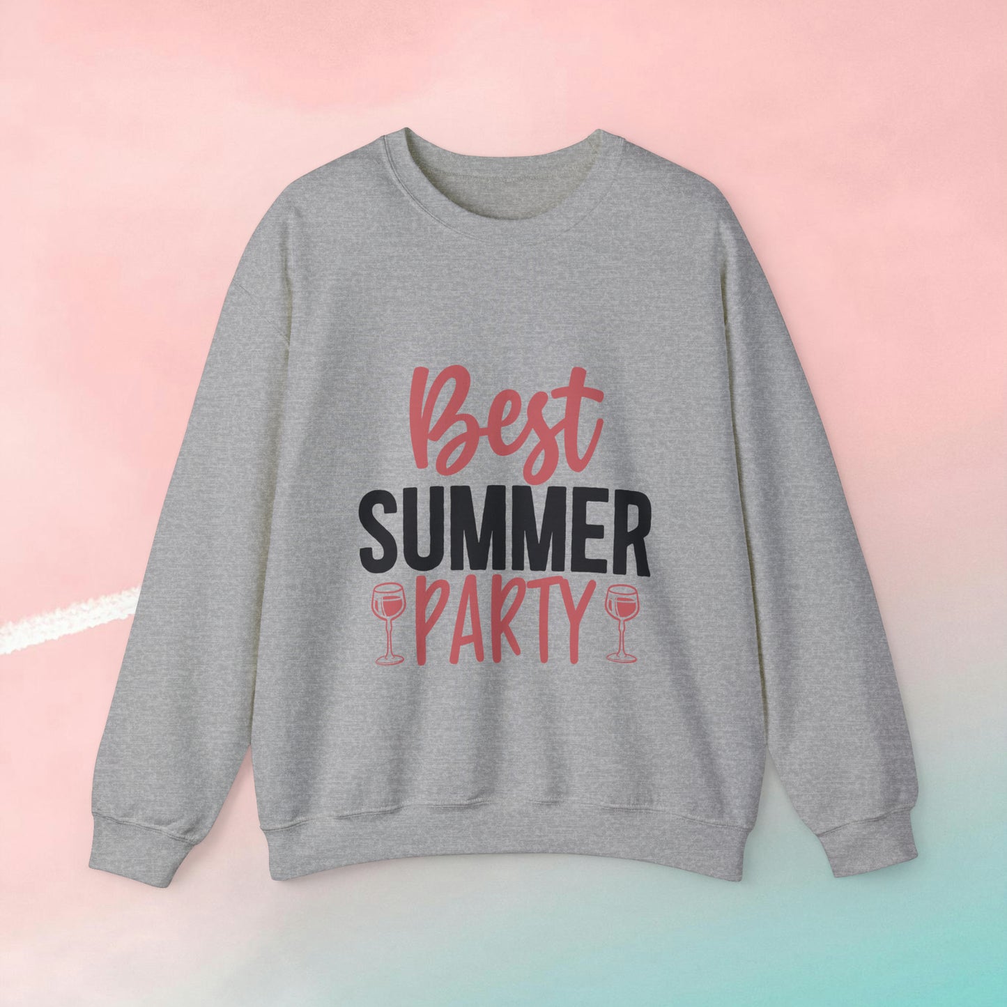 Best Summer Party Crewneck Sweatshirt