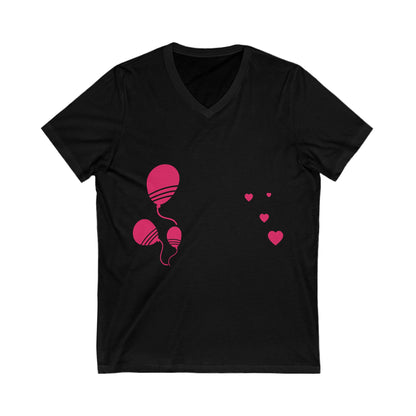 Birthday Unisex Short Sleeve V-neck Tshirt