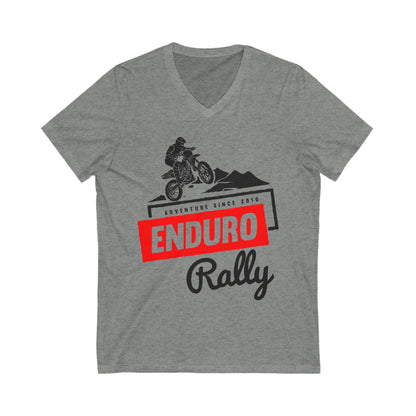 Enduro Rally Unisex Short Sleeve V-neck Tshirt