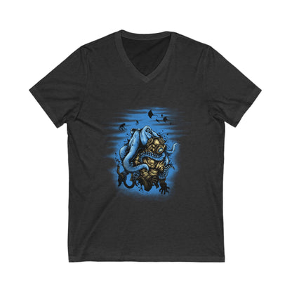 Deep Water Mistery Unisex Short Sleeve V-neck Tshirt